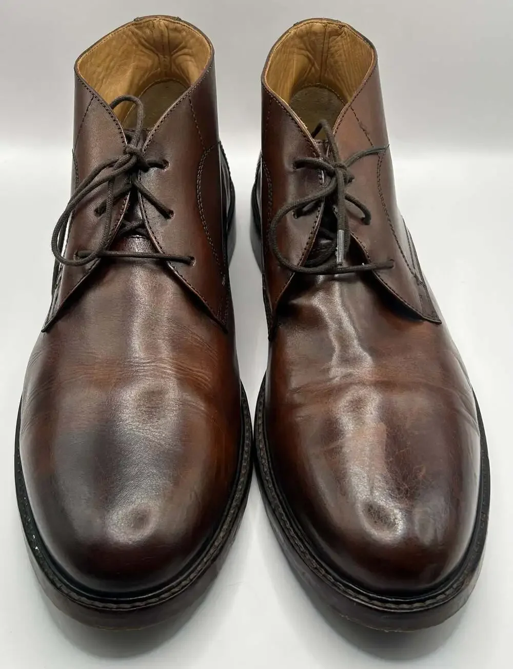 Johnston & Murphy Signature Series Mens Leather Chukka Boots, Size 13 M